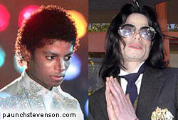 michael jackson then and now