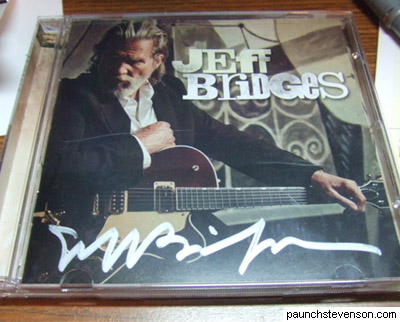 Jeff Bridges Signed CD