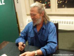 Jeff Bridges Signing NYC 1-8-13